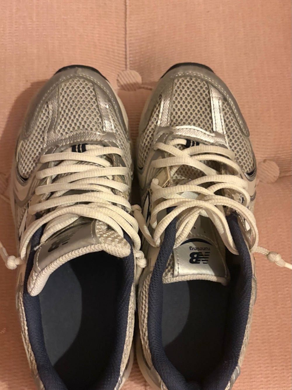 New Balance Women's Silver Mesh Running Sneakers